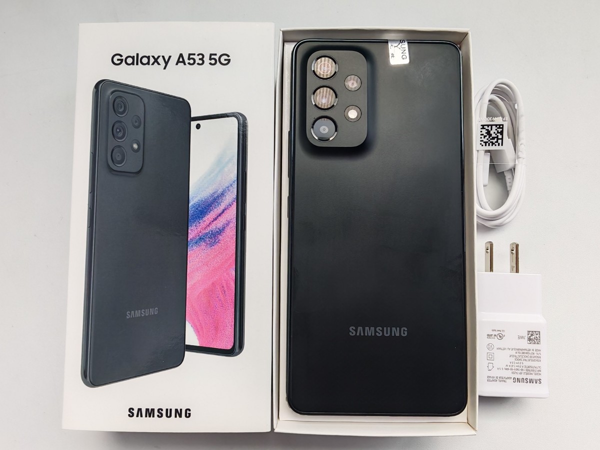 99% N ew Samsung Galaxy A53 5G Unlocked Dual SIM 256GB 6.5
