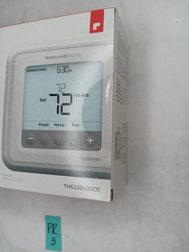 Honeywell *CONTRACTOR BRANDED - see pics* T6 PRO TH6220U2000 Thermostat - Image 2 of 4