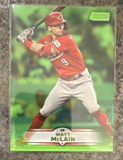 Topps Stadium Club Matt McLain #39 Cincinnati Reds 2025 Lime Green Parallel Card