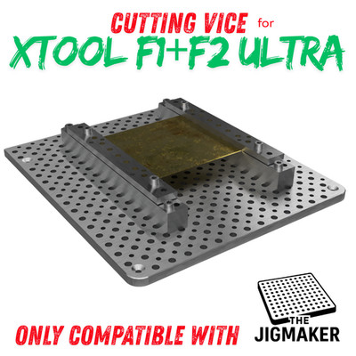 xTool F2 Ultra Cutting Vice   Jigmaker & Fixture Plate Zubehör
