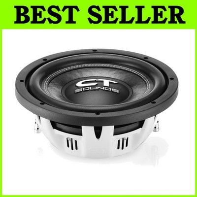 Shallow-Mount 10'' Subwoofer 1000W Dual 4-Ohm/-