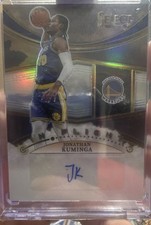 2022-23 Panini Select In Flight Signatures Jonathan Kuminga #IFS-JKM 112/249 🔥