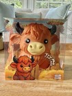 Highland Cow Rubber Squishy Squeeze Toy, Brown Black Yellow, 6 in — photo 6