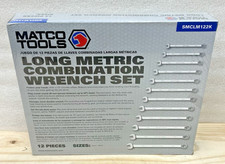 Matco Tools Smclm122k 12pc Long Metric Combination Wrench Set 8mm To 19mm New