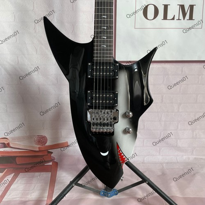 #ad Cool Black Shark Electric Guitar Tremolo System Stainless Steel Rounded Frets $328.00