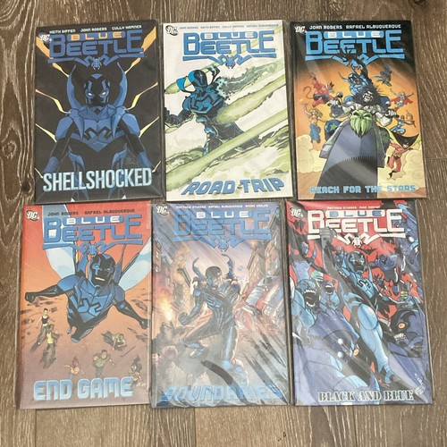 Blue Beetle TPB Lot Vol 1-6 Keith Giffen Jaime Reyes DC Comics OOP Complete Set