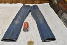 Vintage 1970's used Levis 505 0217 Vintage Red Tag W28 L30 Blue Denim Jeans