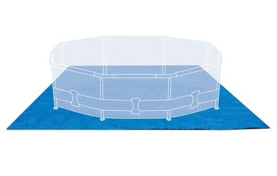Intex Ground Cloth for 8ft to 15ft Round Above Ground Pools 15.5ft x 15.5ft