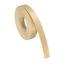 3/4" x 26ft Wood Veneer Edge Banding, Iron on Birch Wood Edging Strips