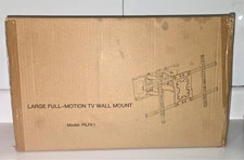 PIPSHELL PILFK1 Full Motion TV Wall Mount 37-75” 600x400mm 132lb | NEW Sealed