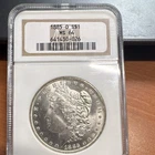 1885 Morgan Silver Dollar ANACS MS64 Uncirculated New Orleans $1 KM#110