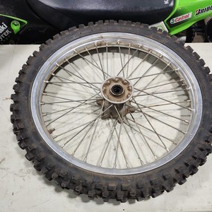 OEM 98-02 YAMAHA 426 400 YZ250F YZ450F EXCEL SILVER 21" FRONT WHEEL RIM & HUB