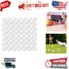 100 Pcs 40 Mm White Ping Pong Balls Yard Pong Balls Table Tennis Balls Bulk