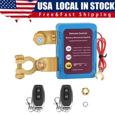 12V 250A Kill Switch Remote Battery Disconnect Switch Battery Cut Off Switch