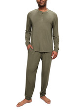 Eberjey Men Henry The Long PJ Set Moss Size S