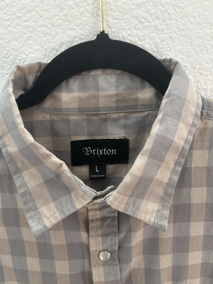 BRIXTON Men's Tab Short Sleeve T-Shirt - Tailored Fit With Custom Screen Print - View #8
