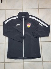 VfB STUTTGART - JAKO - ALLWETTERJACKE - SPONSORENFLOCK - SIZE M - SCHWARZ - NEU