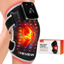Red Light Therapy for Knee  Shoulder, Upgraded 72 LED Cordless 5000mAh Knee Mas