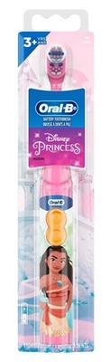 (3 PACK) Oral-B Toothbrush Rotating Head Princess Soft (Battery)