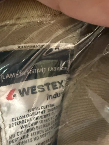 NWT Neesewear Flame Resistant Coveralls Westex Indura Khaki XL image 5