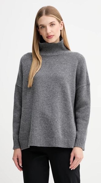 Women Weekend Max Mara Sweater Grey Wool S