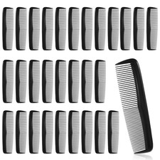 30PCS Pocket Hair Combs, 5 Inch Cutting with Wide and Fine Teeth Plastic Profess