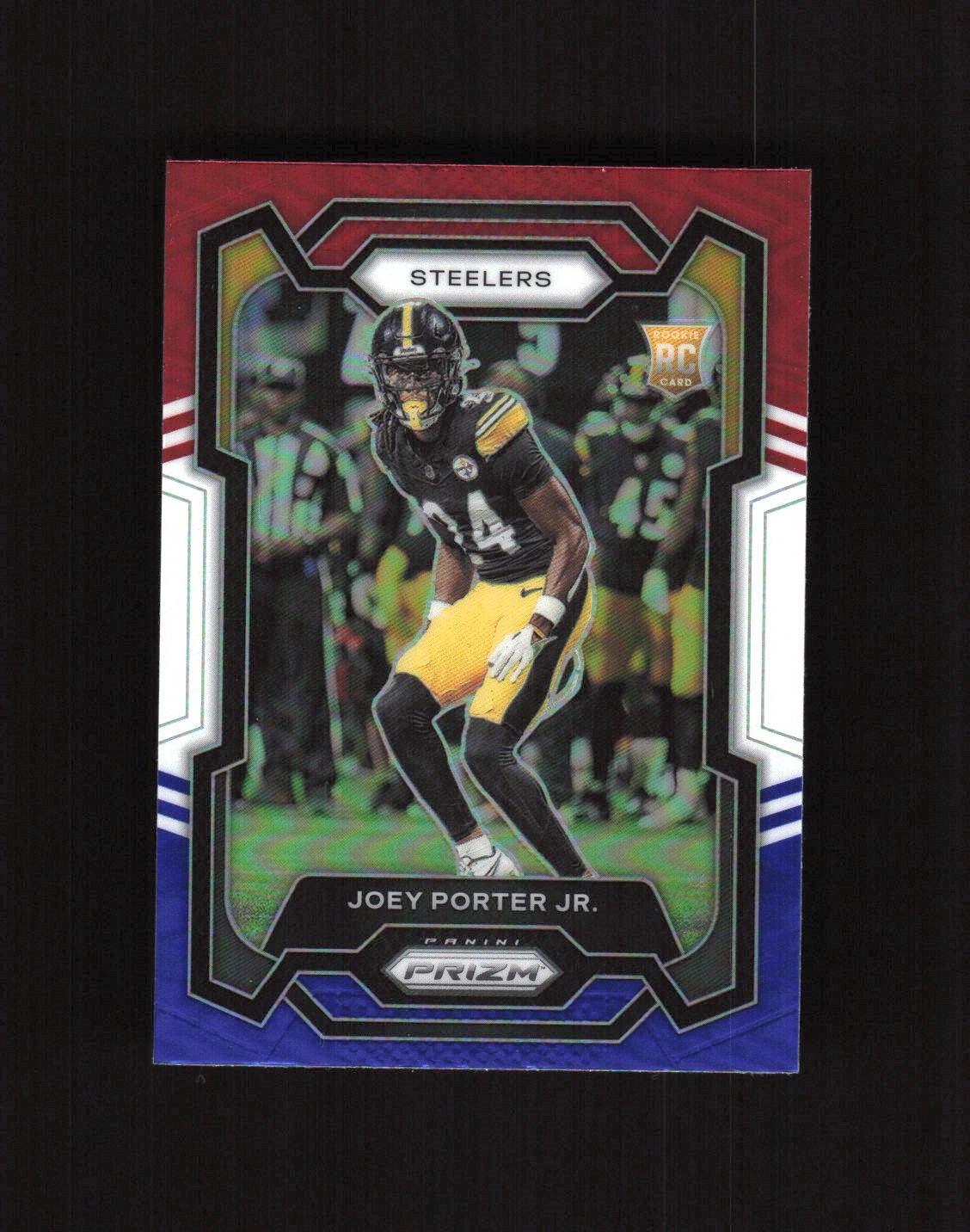 2023 Panini Prizm Joey Porter Jr. RC Red/White/Blue Prizm #386