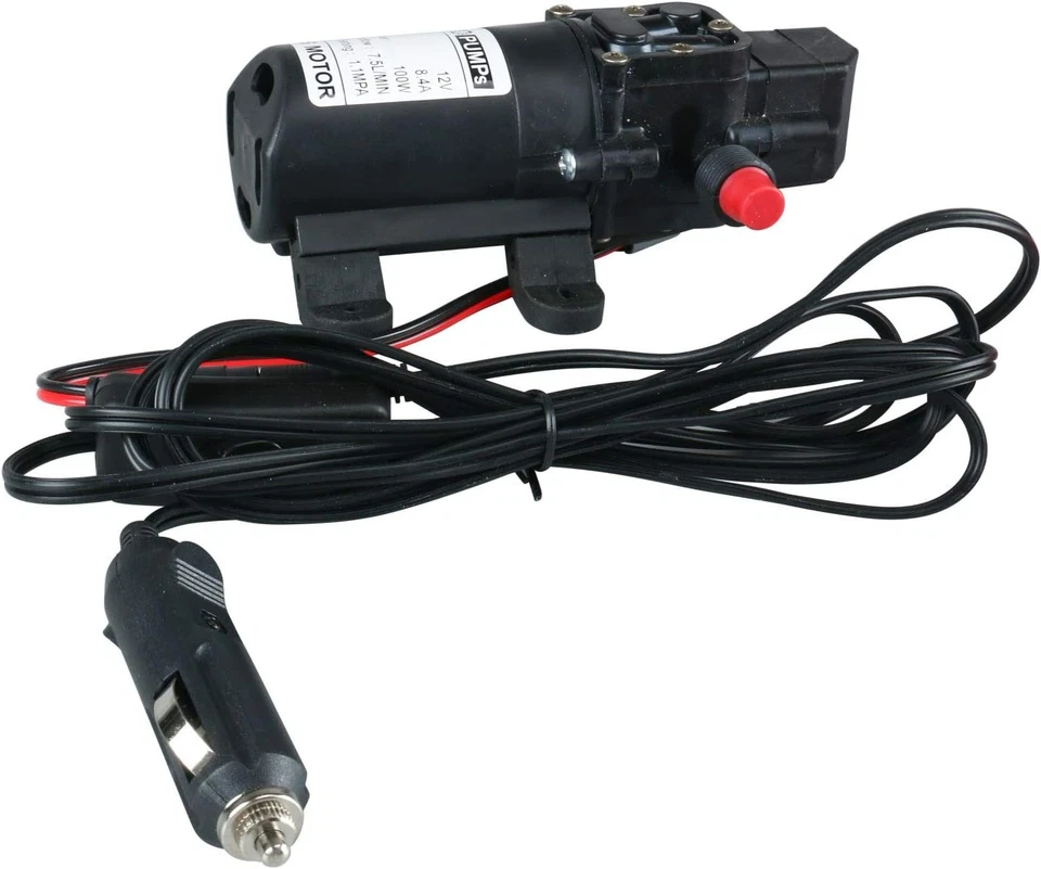 12V 160PSI Washdown Wash Pump Kit Electric Portable High Pressure Water Pump Foto 2 de 4