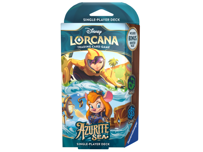Ravensburger Tcg - Lorcana - Azurite Sea - Starter Deck: Emerald Sapphire ENG