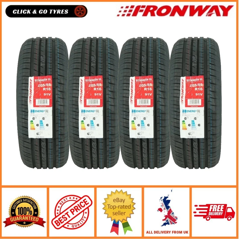 4 x 205/55R16 FRONWAY ECOGREEN55 91V Tyres - High Performance - 205 55 16
