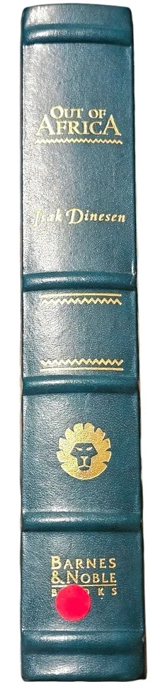 Out of Africa Isak Dinesen 1996 Barnes & Noble Leather Bound Collector’s Edition - Image 3 of 4