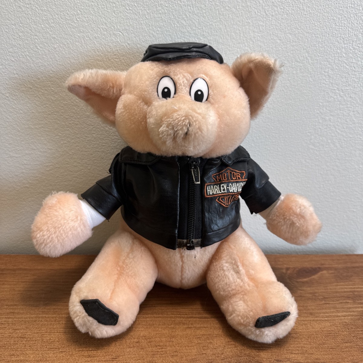 Harley Davidson ぬいぐるみ 7体セット ヴィンテージ 90s Vintage Harley Davidson Road Hog Plush Pig Biker Jacket Stuffed