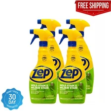 Zep Mold Stain and Mildew Stain Remover - 32 oz (Pack of 4) ZUMILDEW32