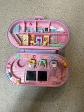 Vintage Polly Pocket Stampin School Playset Compact 1992. MISSING SOME PIECES.