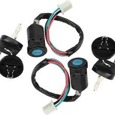 4 Wire Pin Ignition Key Switch Set Compatible with 50cc 70cc 90cc 110cc 125cc 15