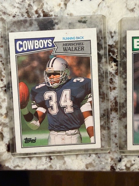 1987 TOPPS NFL FOOTBALL CARD DALLAS COWBOYS HERSCHEL WALKER #264