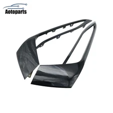 Front Fog Light Grille Trim Cover Glossy For BMW 5 Series G30 Luxury 2016-2020