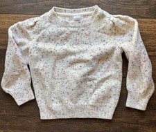 Kid's Baby Gap Sweater Multicolor Speckled 4 Toddler Prep School Winter Pullover