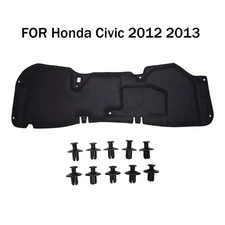 New Front Hood Insulation Pad Liner Heat Shield Cover For 2012 2013 Honda Civic