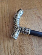 Antique Bridges Brass Derby Handle Walking Cane Walking Stick Head Cover 36