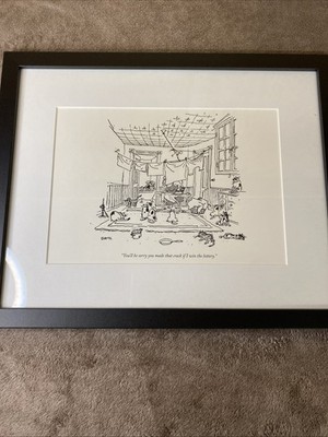 George Booth Cartoon January 5 2004 New York Magazine Matted & Framed 12x15 