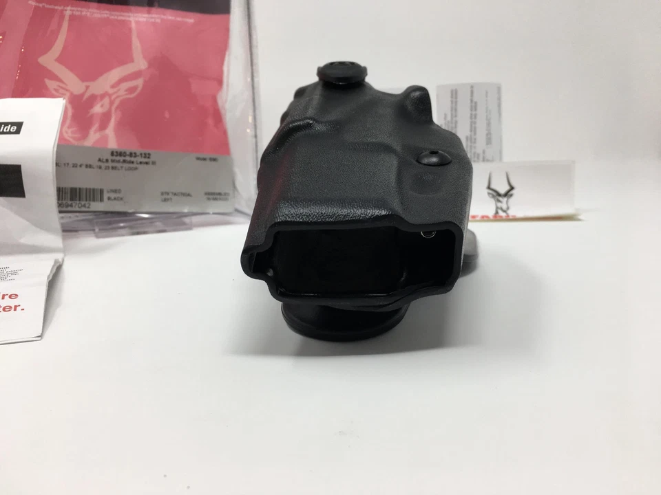 Safariland 6360 ALS/SLS Level-3 LH Duty Holster, GLOCK 17 22 19 23 - LEFT HAND - Image 4 of 4