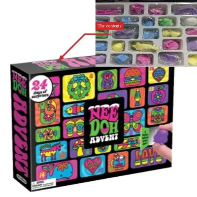 Needoh Advent Calendar 2026 24-Day Countdown Blind Box Toy Gift