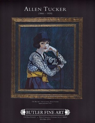 2004 ALLEN TUCKER Art Gallery Exhibition 1-Page Magazine PRINT AD