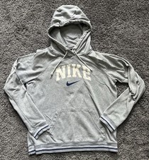 Nike Sportswear Varsity Pullover Hoodie BV3973-063 Grey Women Small