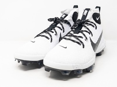 Sz 12] Nike Alpha Huarache NXT MCS Baseball Cleats White 