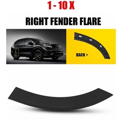 1-10X Right Wheel arch Fender Flare Molding Trim For 2016-2022 Honda Pilot Rear