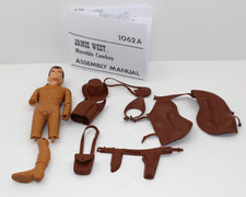 Marx Johnny West Jamie West in Played Condition w/ a few Accessories 144 Parts