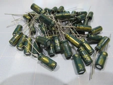 Qty 10) 1uF 50V Low ESR High Frequency Electrolytic Capacitors / FAST SHIPPING!!