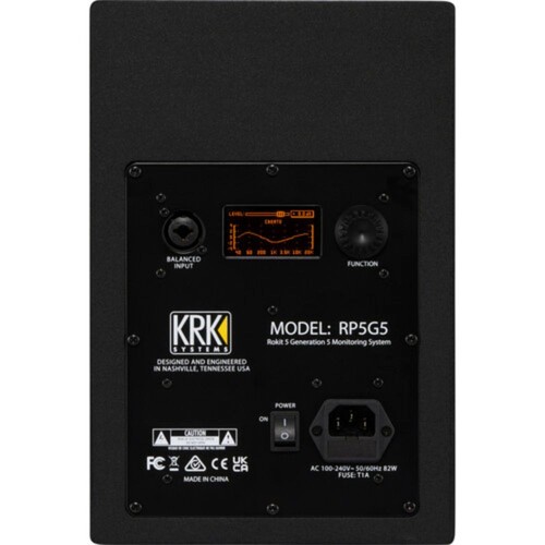 KRK ROKIT 5 G5 5" 2-Way Active Studio Monitor (Single, Black) - Picture 4 of 7